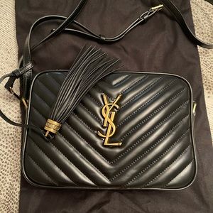 YSL crossbody black bag